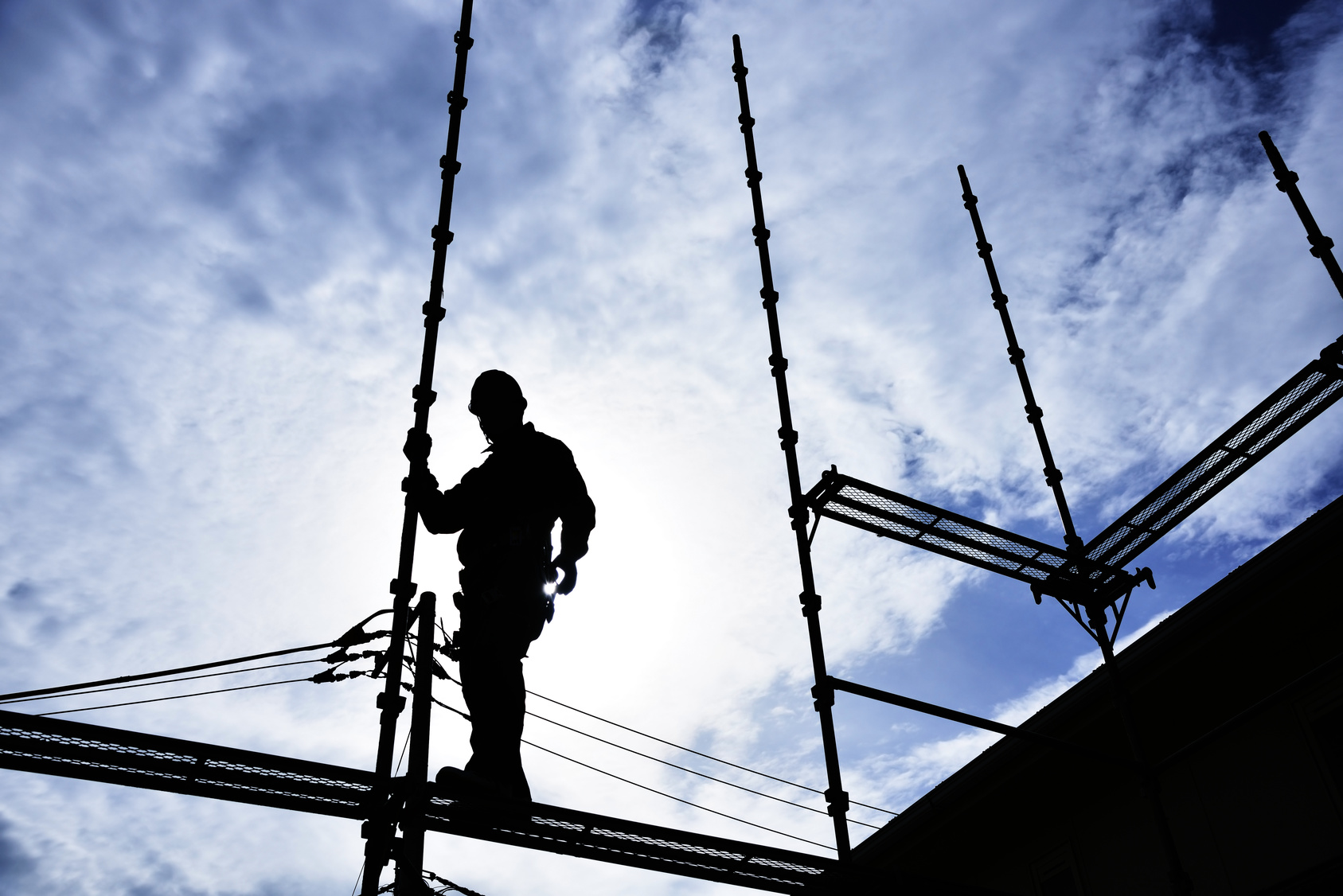 A building worker 